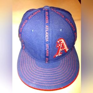 Atlanta Baseball Cap Rhinestone A